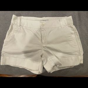 Cotton linen white Express Shorts size 2